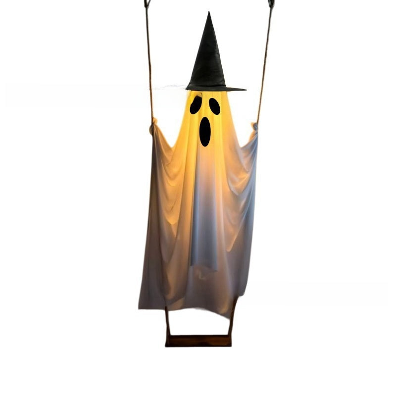 Glowing Swing Ghost Halloween Decoration