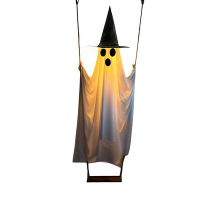 Glowing Swing Ghost Halloween Decoration